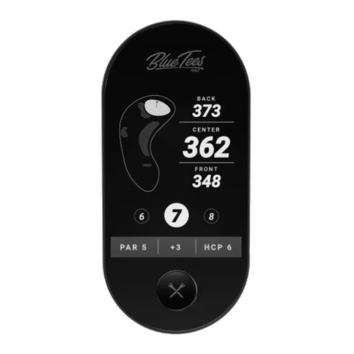 Blue Tees The Ringer Handheld Golf GPS - Black
