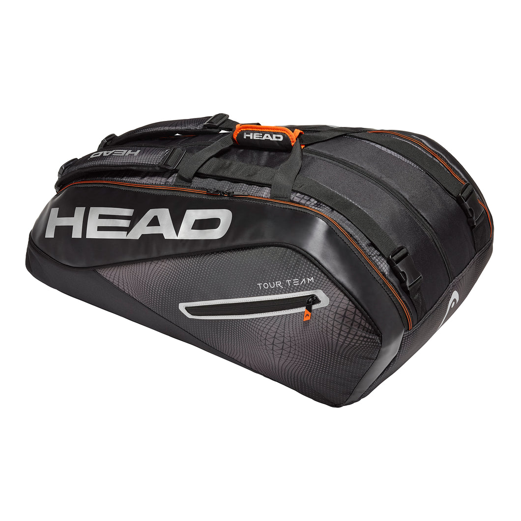 Head Tour Team 12R Monster Black-Silver Tennis Bag - Default Title