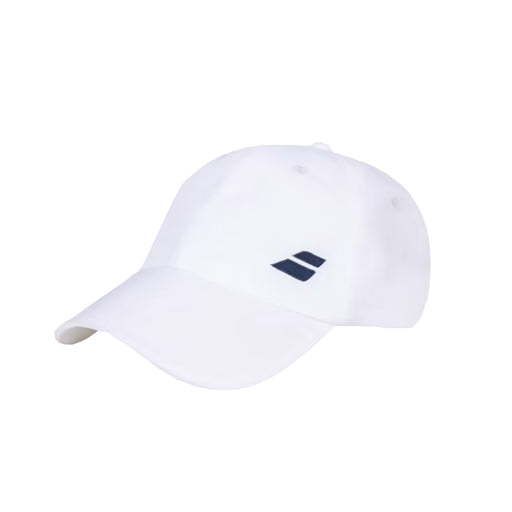 Babolat Basic Logo Mens Tennis Cap - WHT/WHT 1000/One Size