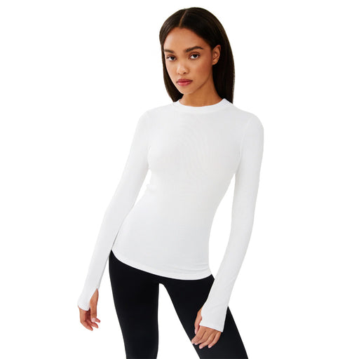 Splits 59 Louise Rib Womens Long Sleeve Shirt - White/L
