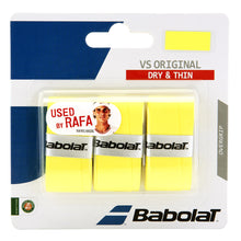 Load image into Gallery viewer, Babolat VS Original Overgrip 3-pack - YELLOW 113
 - 5