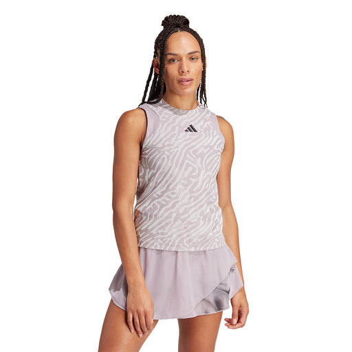 Adidas Match Pro Womens Tennis Tank - Preloved Fig/L