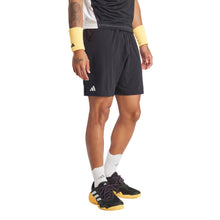 Load image into Gallery viewer, Adidas Ergo 7 Inch Mens Black Tennis Shorts - Black/XL
 - 1