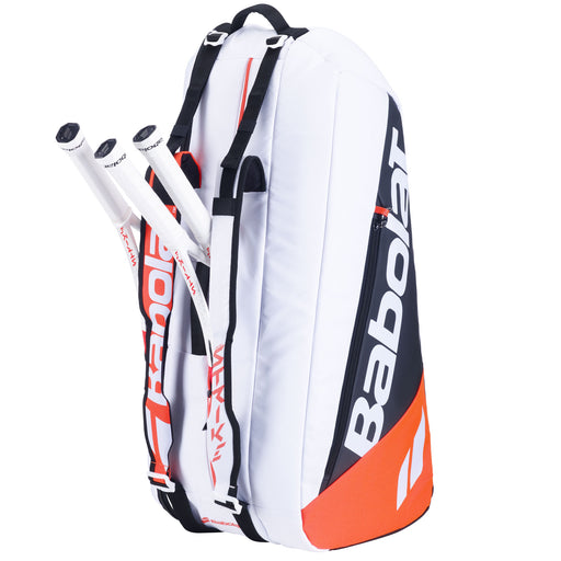 Babolat Pure Strike RH X6 Tennis Bag - White/Red