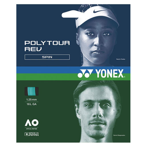 Yonex Poly Tour Rev 130 17g Tennis String - Mint