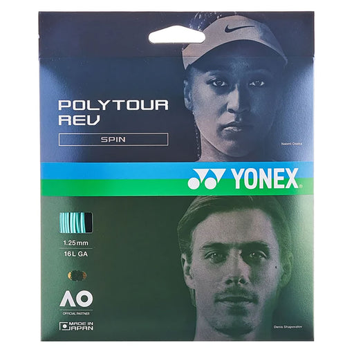 Yonex PolyTour Rev 125 16Lg Tennis String - Mint