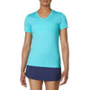 FILA Short Sleeve V-Neck Womens Tennis Shirt
