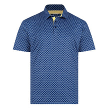 Load image into Gallery viewer, Swannies Hazelwood Mens Golf Polo - Navy/Lemon/XL
 - 1