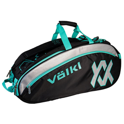 Volkl Tour Combi 9 Pack Tennis Bag - Blk/Turq/Silver