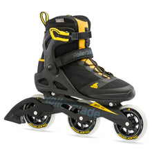 Load image into Gallery viewer, Rollerblade Macrobld 100 3WD M Inline Skates 30253 - Black/Yellow/8.0
 - 1