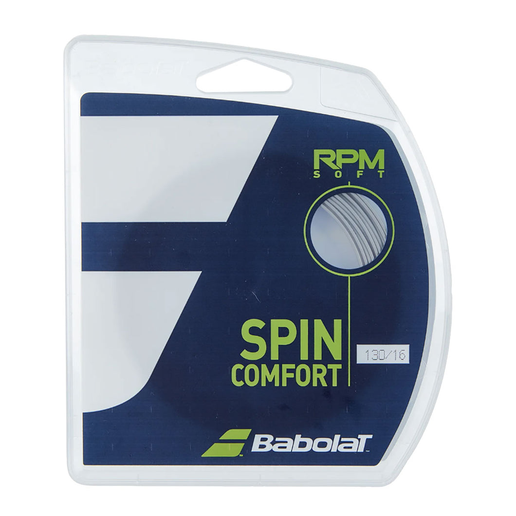 Babolat RPM Soft 16 Gauge Tennis String - Gray