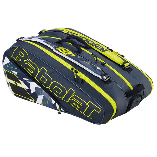 Babolat RH X 12 Pure Aero Tennis Bag - Blk/Yell/Grey