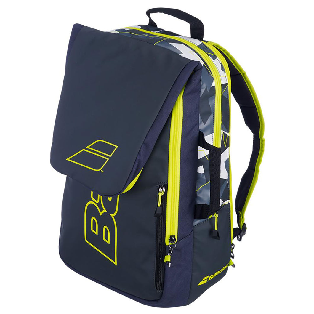 Babolat Pure Aero Tennis Backpack 2022 - Grey/Yel/Wht