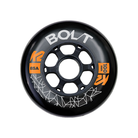 K2 Bolt 100mm/85A Inline Skate Wheels - 4 Pack