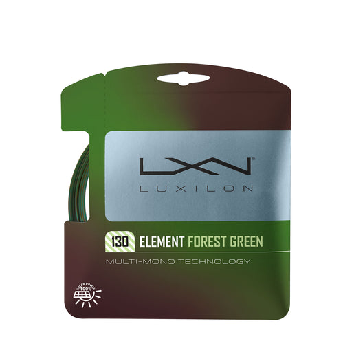 Luxilon Element 130 16g Forest Green Tennis String - Forest Green/16