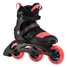 Load image into Gallery viewer, K2 Trio LT 100 Womens Urban Inline Skates 30569 - Black/Coral/8.5
 - 1