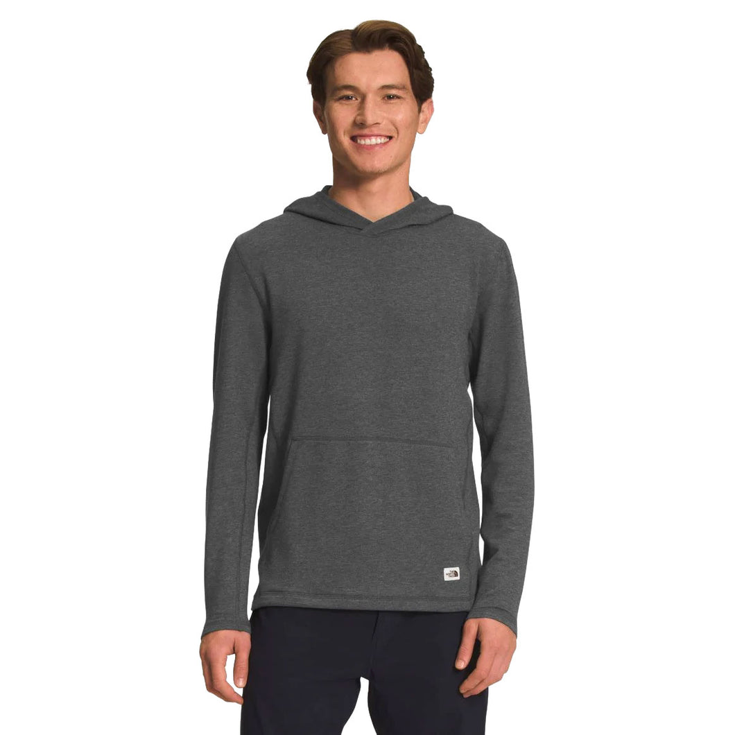The North Face Terry Mens Pullover Hoodie - Drk Gry Htr Dyz/XL