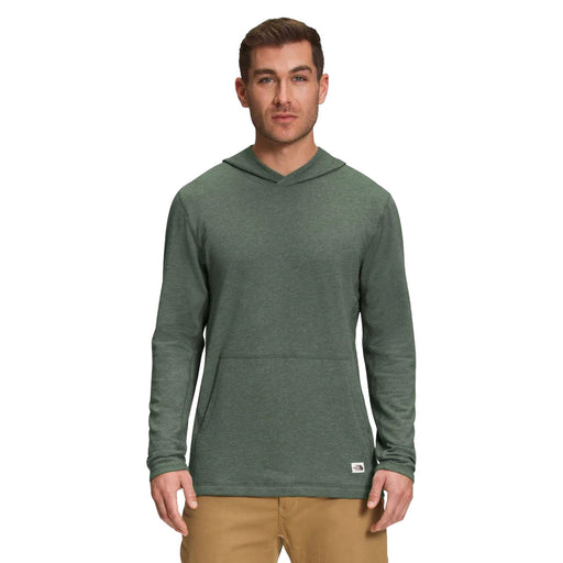 The North Face Terry Mens Pullover Hoodie - Thyme Hthr Qcv/XXL