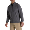 Footjoy Lightweight Solid Mid-Layer Charcoal Mens Golf 1/2 Zip