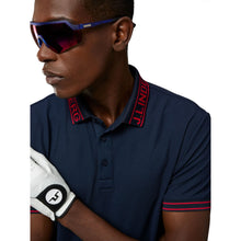 Load image into Gallery viewer, J. Lindeberg Austin Regular Fit Navy Men Golf Polo
 - 3