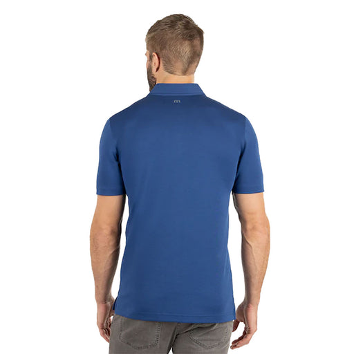 TravisMathew Late Checkout Blue Mens Golf Polo