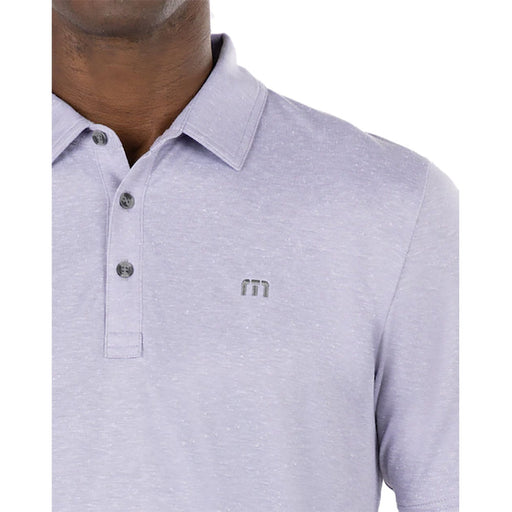 TravisMathew Seven Lakes Hthr Silver Men Golf Polo