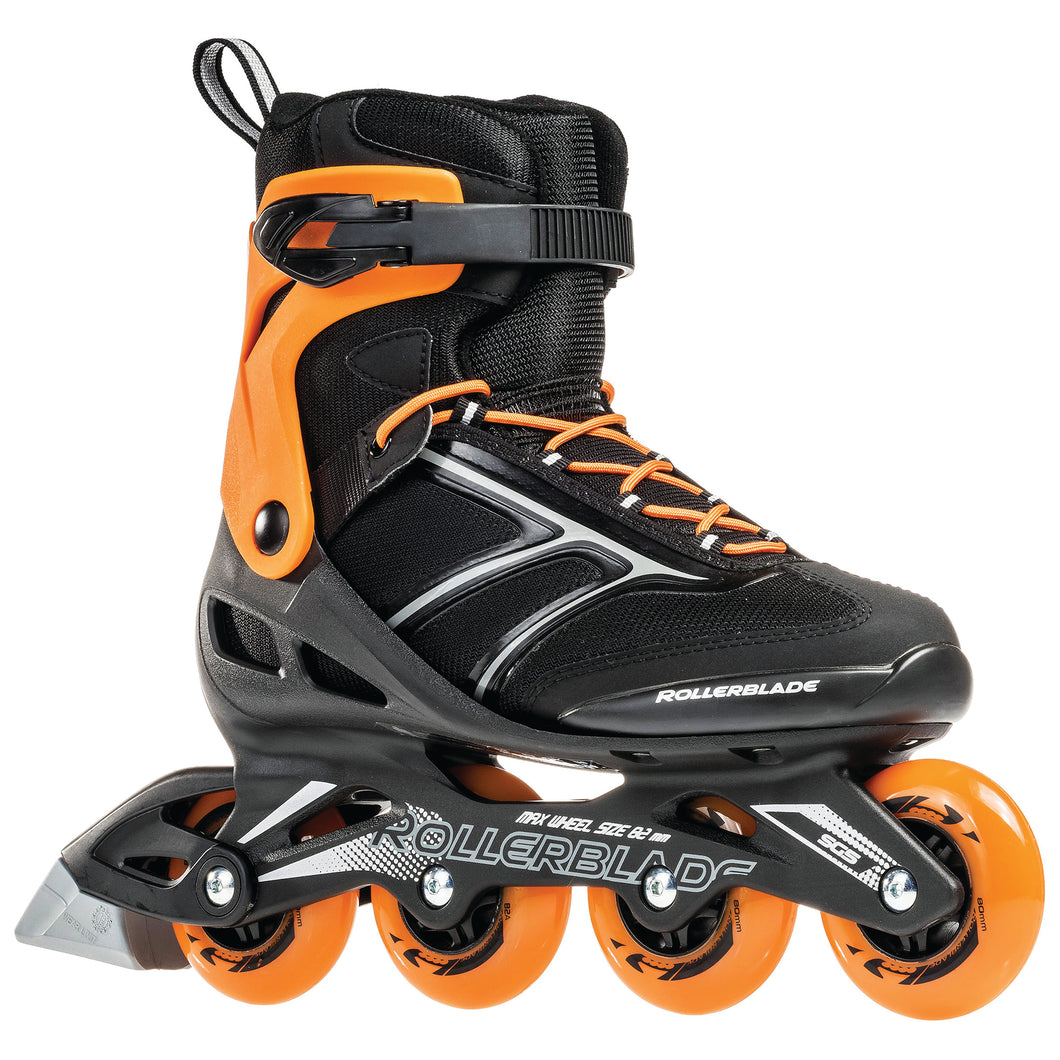 Rollerblade Zetrablade RTL Unisex Inline 30843 - Black/Orange/MENS 8