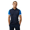 J. Lindeberg Roy Slim Fit Nautical Blue Mens Golf Polo