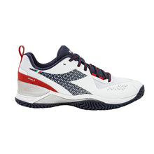 Load image into Gallery viewer, Diadora Blushield Torneo 2 AG Mens Tennis Shoes - White/Blue/Red/D Medium/13.0
 - 12