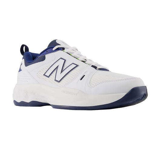 New Balance Fresh Foam X 1007 AC Mens Tennis Shoes - White/Navy/4E WIDE/15.0