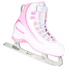 Load image into Gallery viewer, Riedell Soar Girls Figure Skates 30993 - 1.0/Pink/White/M
 - 1