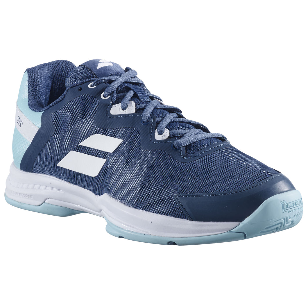 Babolat SFX3 All Court Womens Tennis Shoes 2023 - Deep/Dive/Blue/B Medium/11.0