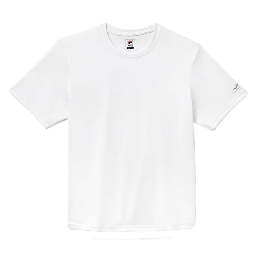 FILA Pickleball Mens Crew Neck T-Shirt - WHITE 100/XXL