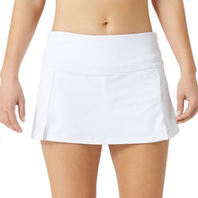 Load image into Gallery viewer, FILA Essential Front Slit Womens Tennis Skirt - WHITE 100/XL
 - 4