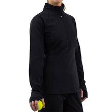 Load image into Gallery viewer, FILA Essential Womens Tennis Half Zip Pullover - BLACK 001/XL
 - 1