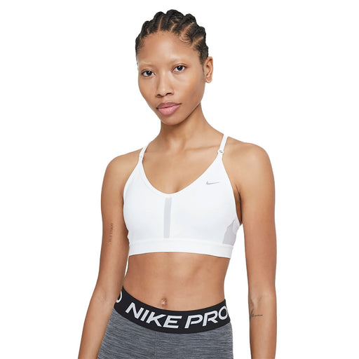Nike Indy Womens Sports Bra - WHITE 100/L