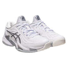 Load image into Gallery viewer, Asics Court FF 3 Womens Tennis Shoes 2023 - White/Pure Slvr/B Medium/10.5
 - 5