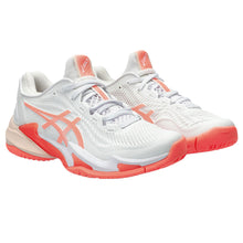 Load image into Gallery viewer, Asics Court FF 3 Womens Tennis Shoes 2023 - White/Sun Coral/B Medium/9.5
 - 9