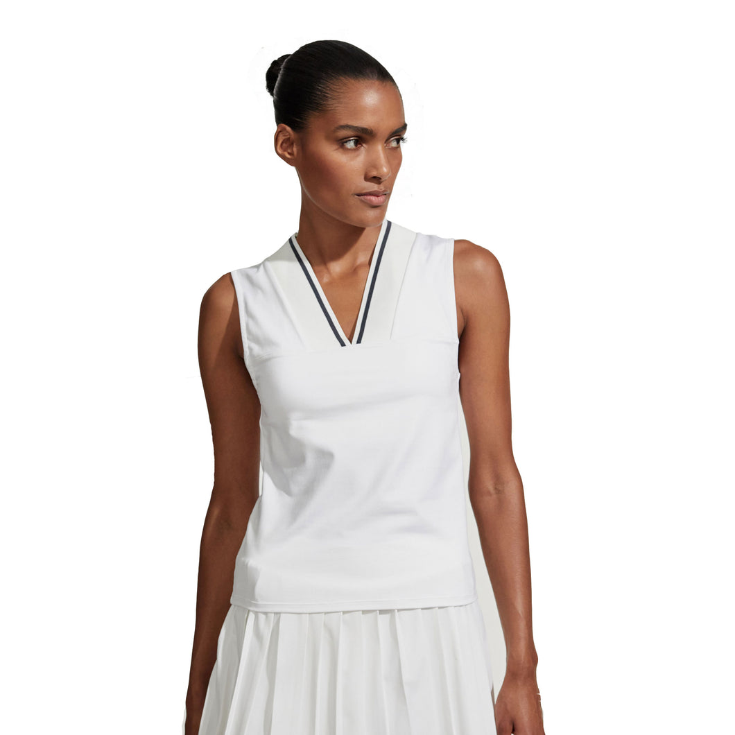 Varley Harcourt Womens Performance Tank - White/L