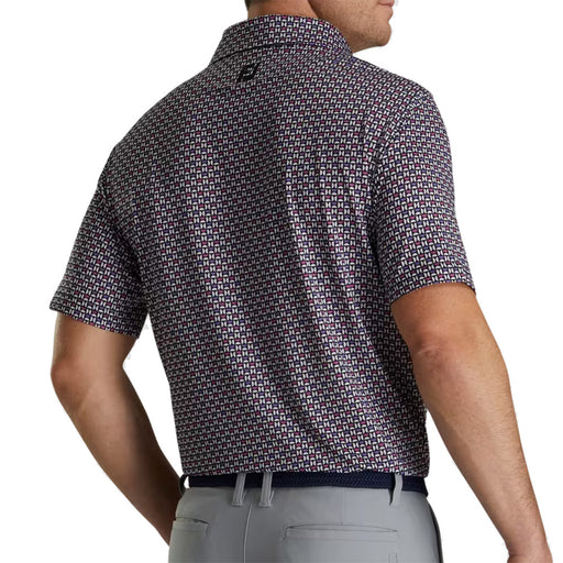 FootJoy Half Moon Geo Mens Golf Polo