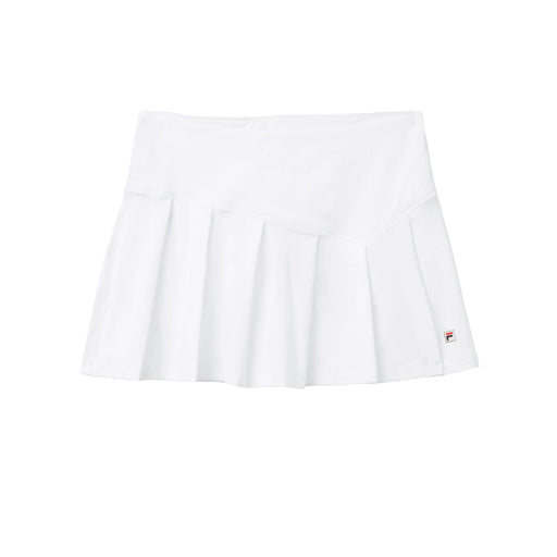 FILA Baseline 13.5 Inch Womens Tennis Skirt - WHITE 100/XL