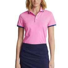 Load image into Gallery viewer, RLX Ralph Lauren Tour Pique Wmn SS Golf Polo - Pink Flamingo/XL
 - 1