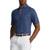 RLX Ralph Lauren Lightweight Airflow Ball and Club Navy Mens Golf Polo