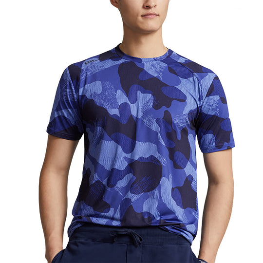 RLX Polo Golf Peached Navy Camo Mens Golf Shirt