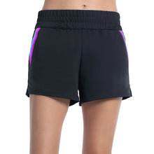 Load image into Gallery viewer, Lucky In Love Throwback Womens Tennis Shorts - BLACK 001/L
 - 1
