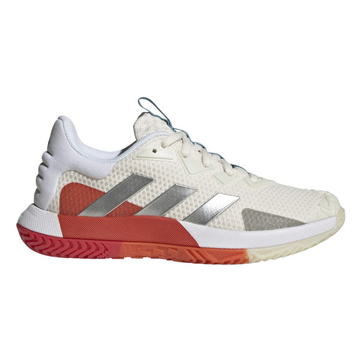 Adidas SoleMatch Control Womens Tennis Shoes - White/Red/Silvr/B Medium/11.5