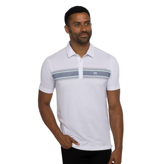 TravisMathew Lime On The Rim Mens Golf Polo