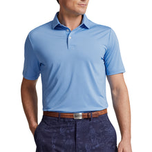 Load image into Gallery viewer, RLX Polo Golf LW Airflow Blue Mens Golf Polo - Florida Blue/XL
 - 1
