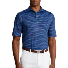 Load image into Gallery viewer, RLX Polo Golf LW Airflow Compass Mens Golf Polo - Blue Compass/XL
 - 1