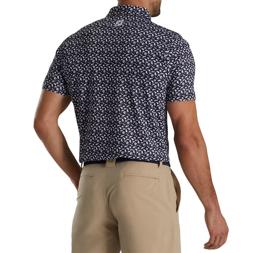 FootJoy Athletic Fit Beach Print Lisle M Golf Polo